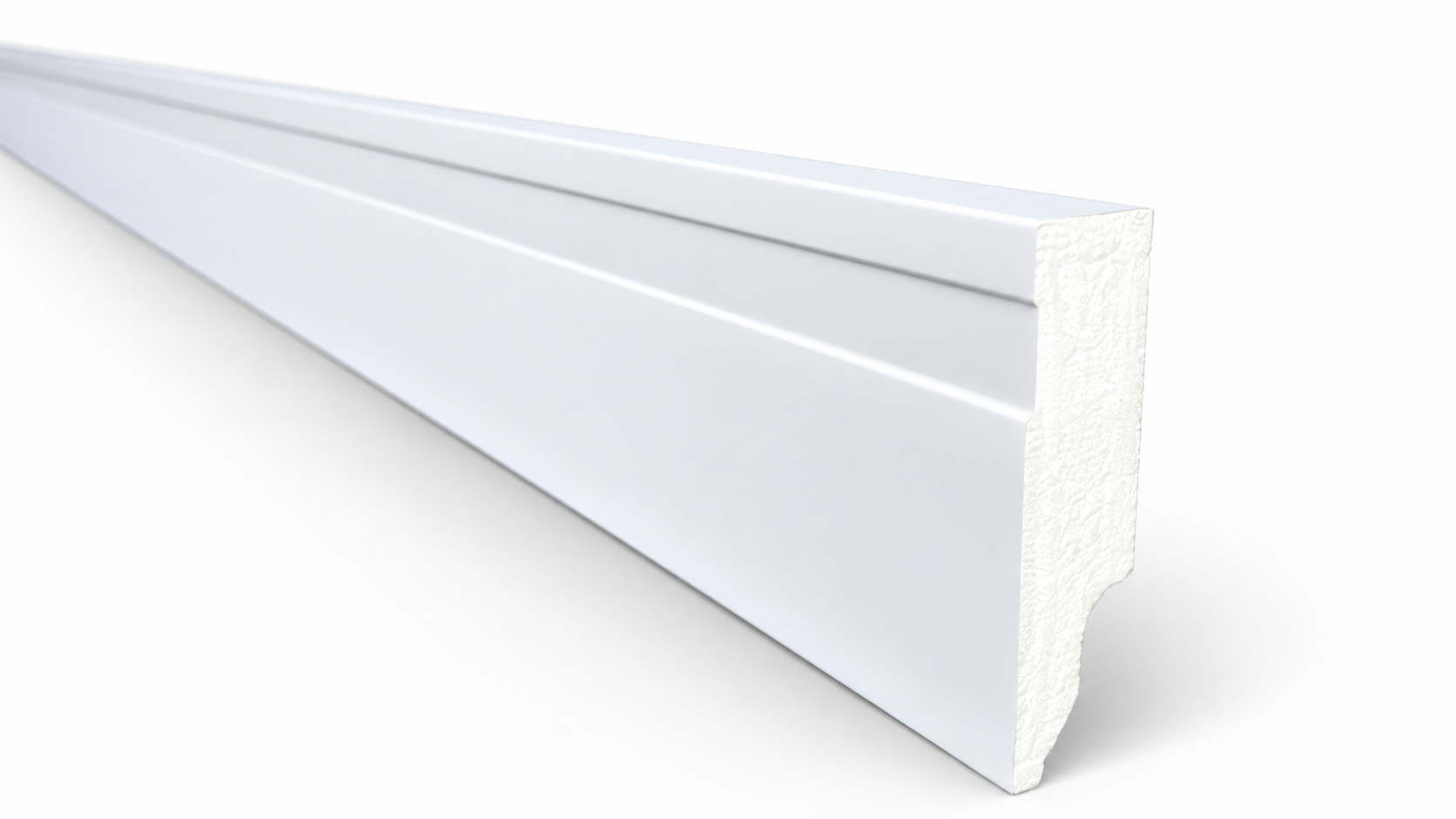 Rodapé 05cm branco poliestireno