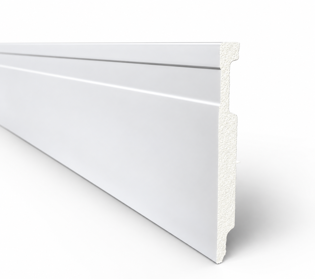 Rodapé 15cm branco poliestireno