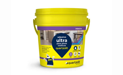 COLA PARA PISO VINILICO BALDE 4KG QUARTZOLIT