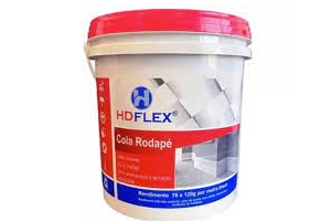 COLA PARA RODAPÉ BALDE 1,5KG HDFLEX
